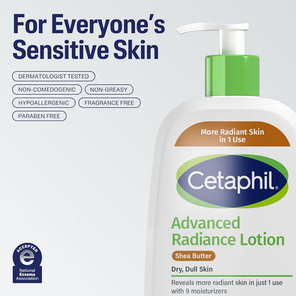 Cetaphil Body Lotion – Gentle Fragrance Free Moisturizer Safe for Children's Sensitive Skin and Families