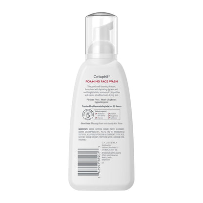 Cetaphil Fragrance-Free Face Wash – Minimalist Skincare Essential for Gentle Daily Cleansing