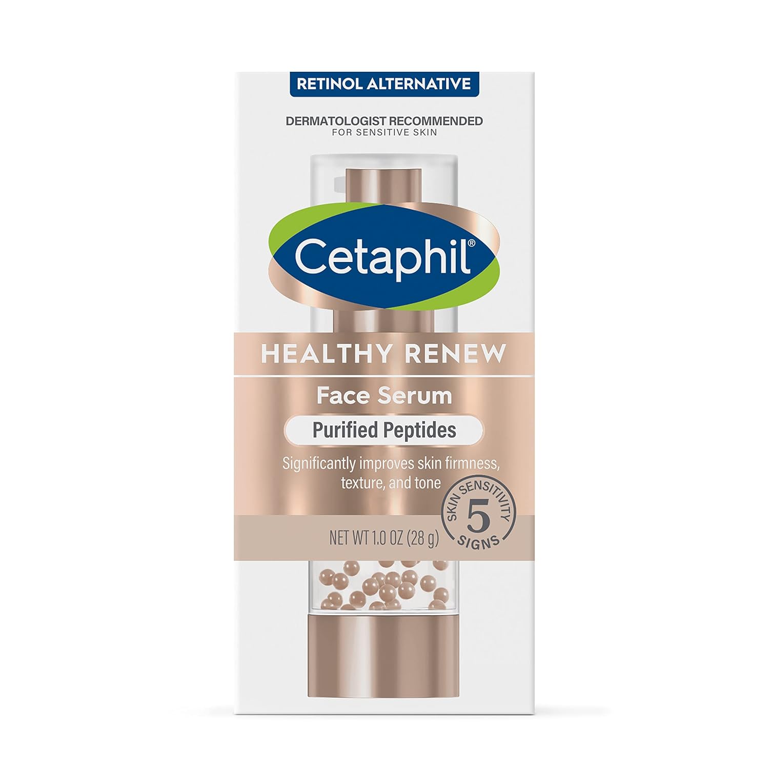 Cetaphil Healthy Renew Anti Aging Serum – Thoughtful Gift for Mom, Retinol-Free Sensitive Skin Serum