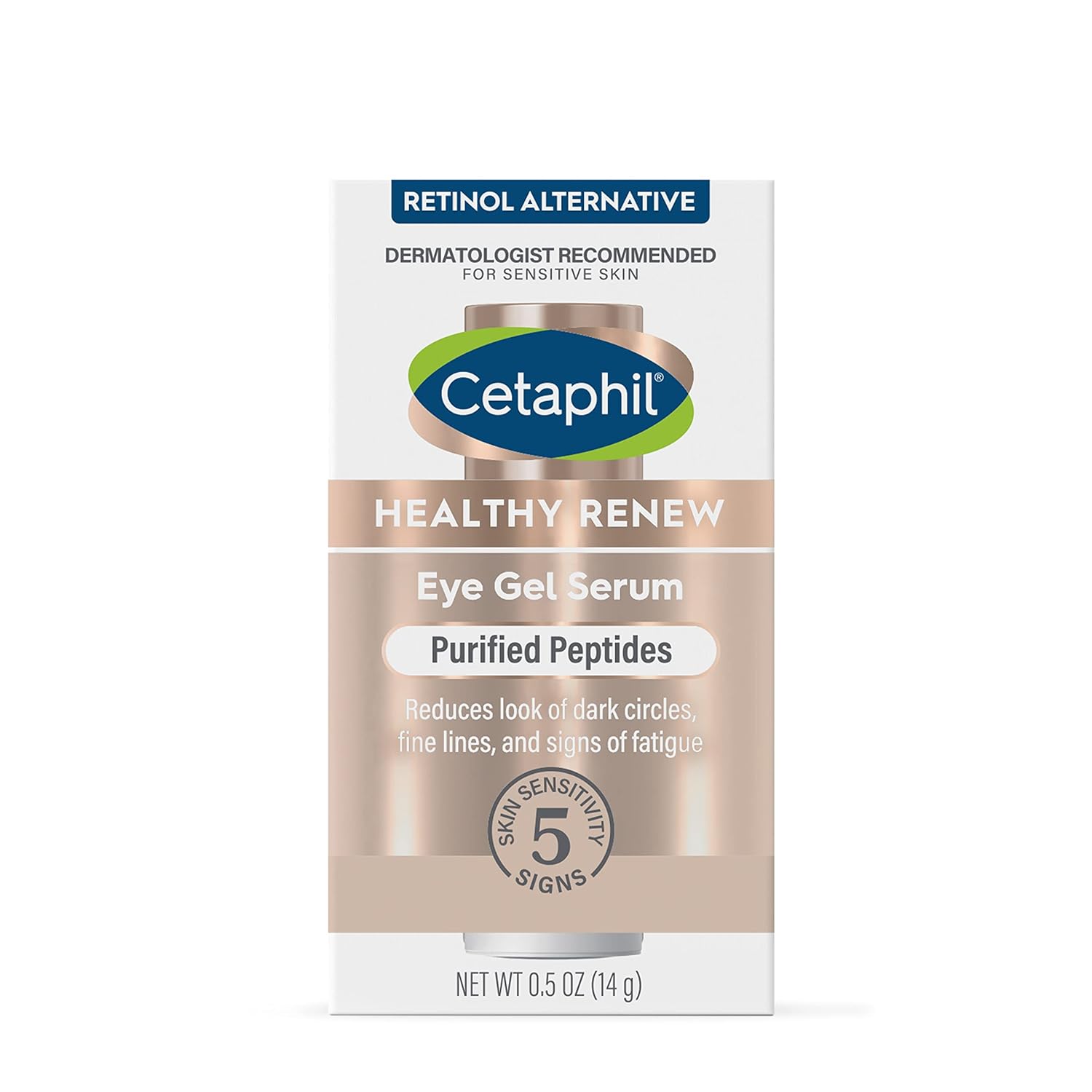 Cetaphil Healthy Renew Eye Gel Serum – Streamlined One Step Eye Treatment, Fragrance Free Serum for Simple Routines