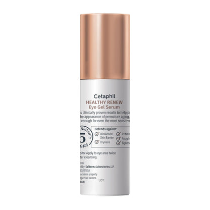 Cetaphil Healthy Renew Eye Gel Serum – Streamlined One Step Eye Treatment, Fragrance Free Serum for Simple Routines