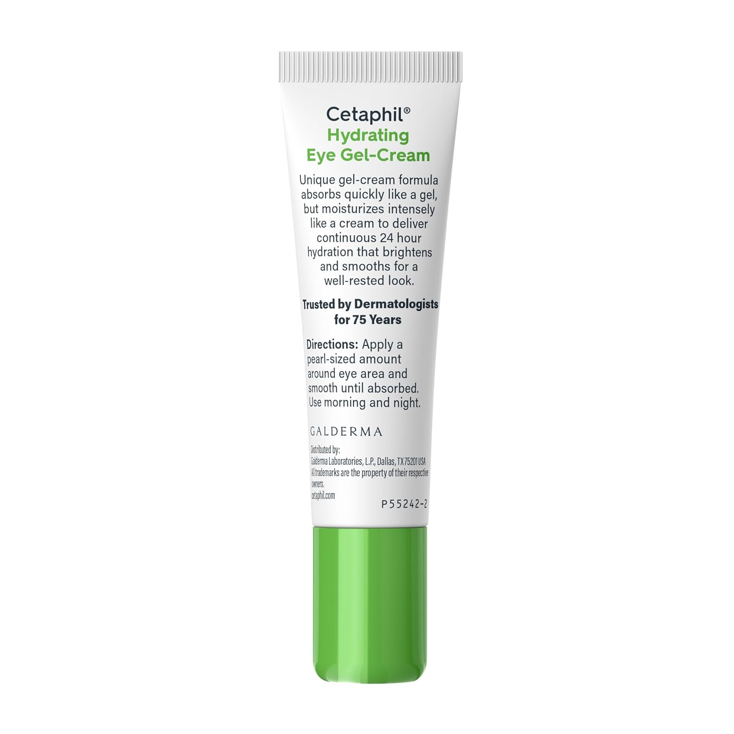 Cetaphil Hydrating Eye Gel-Cream – Mindful Morning Skincare Step for Smoother Under-Eyes, Lightweight Gel-Cream