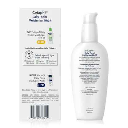 Cetaphil Overnight Face Cream – Simple, Oil-Free Hydration for Minimalist Beauty Routines