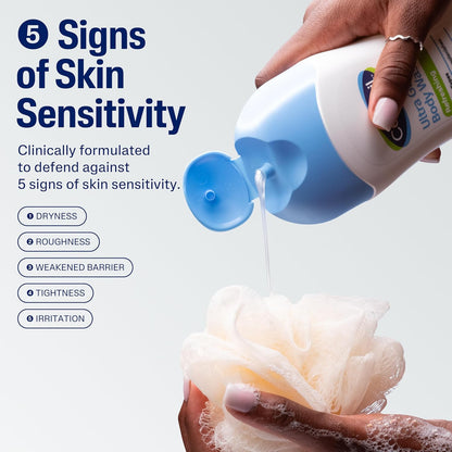 Cetaphil Ultra Gentle Refreshing Body Wash — Thoughtful Self-Care Gift for Mom with Sensitive Skin, 3-Pack