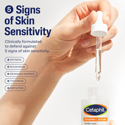Cetaphil Vitamin C Serum – Streamlined Brightening Step for an Uncluttered Vanity Counter