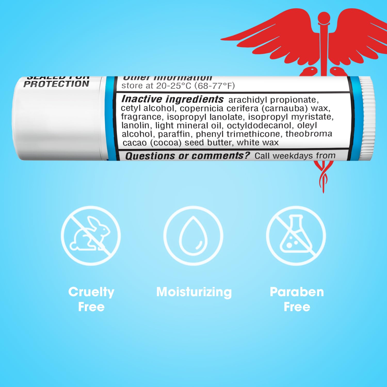 ChapStick ChapStick Skin Protectant 0.15 oz – Patio Dinner and Backyard BBQ Outdoor Accessory, Pocket Sun and Wind Defense
