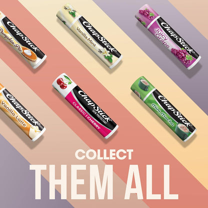 ChapStick Classic Cherry Lip Balm 3-Pack – Simple Paraben-Free Lip Care for Clutter Free Counters and Drawers