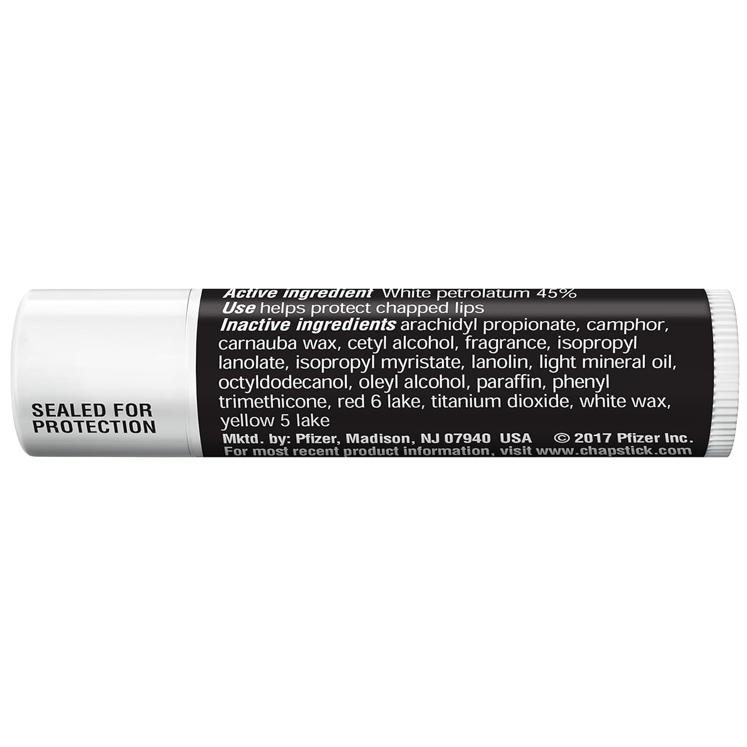 ChapStick Classic Original Lip Balm Tubes – Streamlined Lip Care Staple for Capsule Bathroom Counters and Clean Vanity Displays