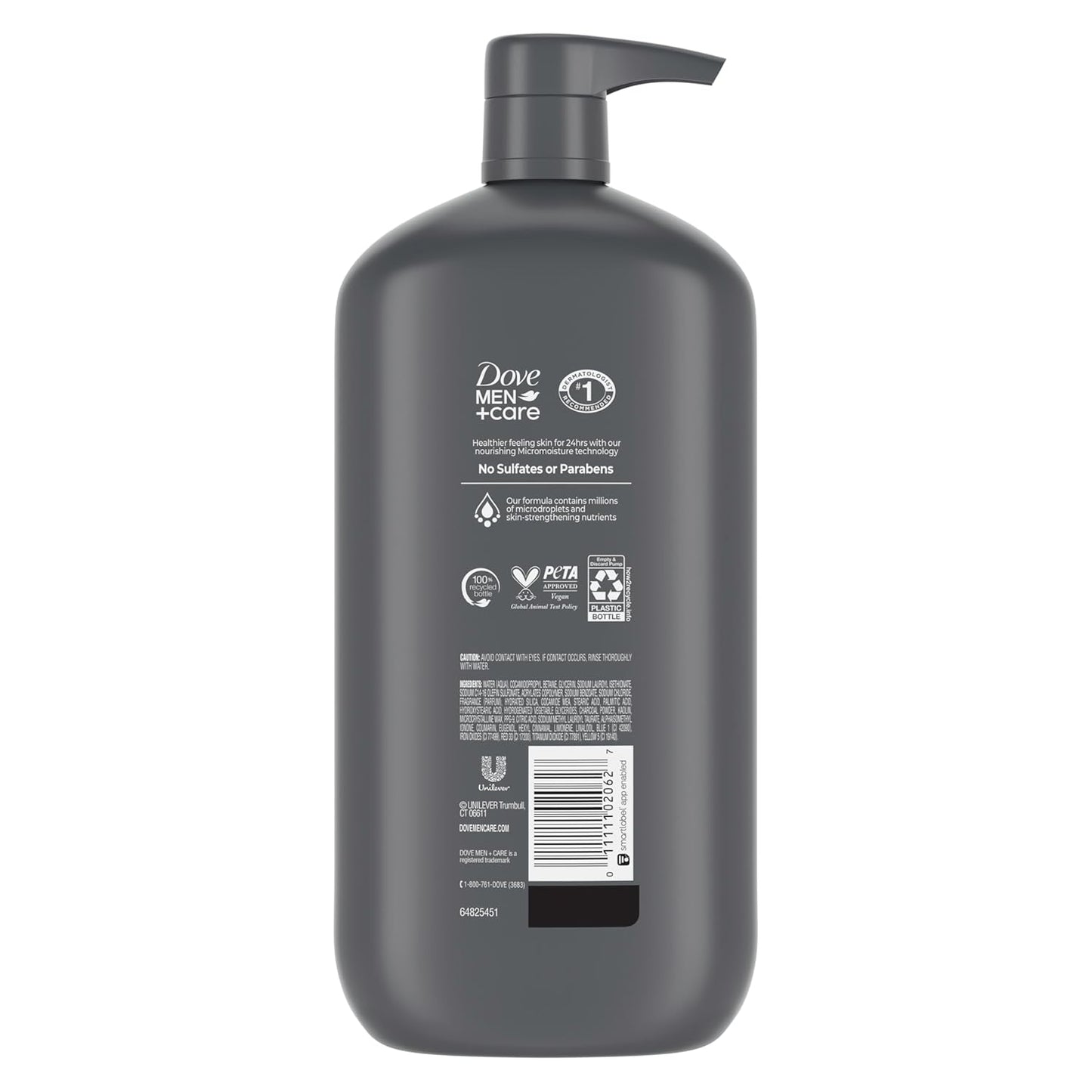 charcoal + clay purifying formula with bergamot scent