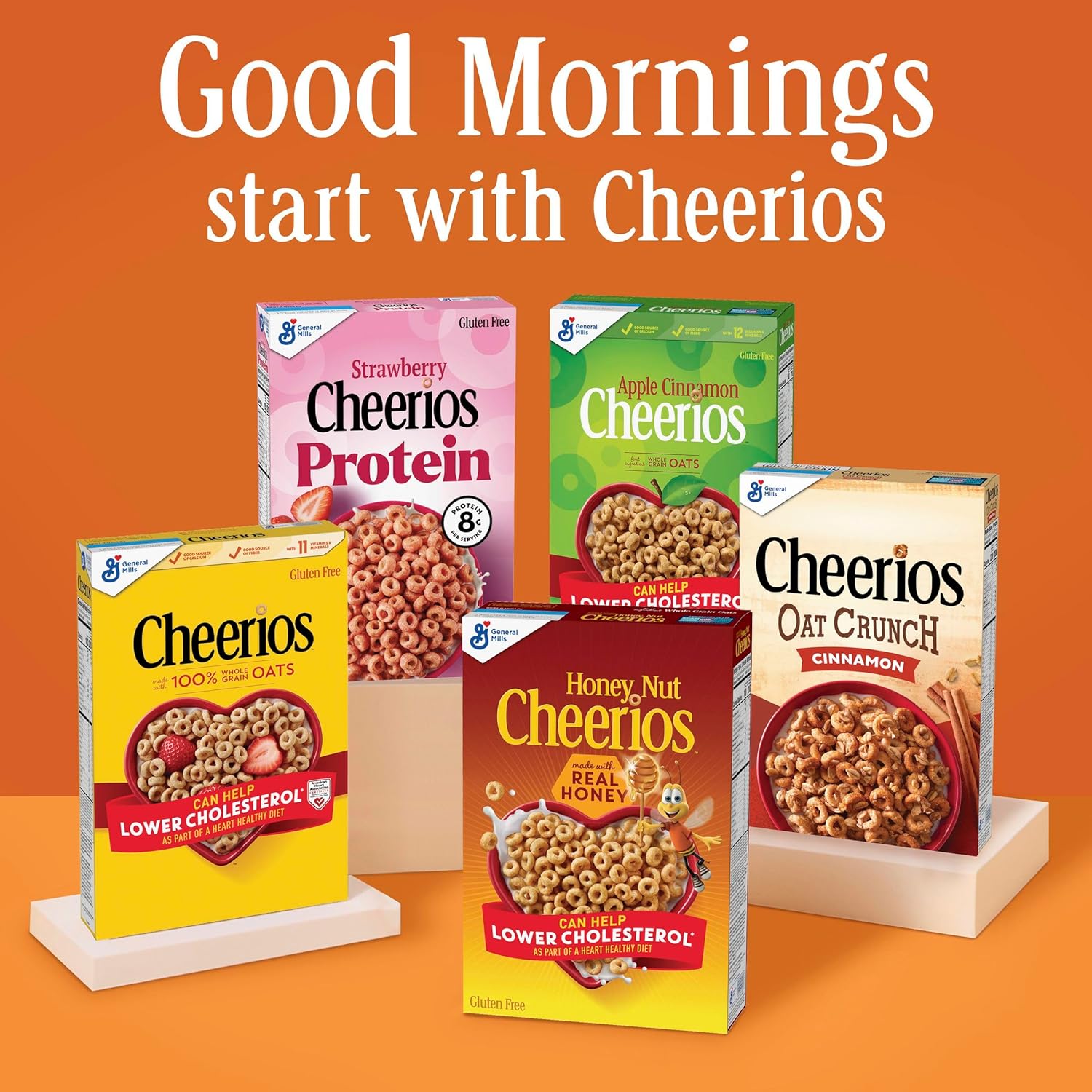Cheerios Hearty Nut Medley Maple Cinnamon – Kid-Friendly Whole Grain Cereal for Lunchboxes and After-School Snacks, 20 oz