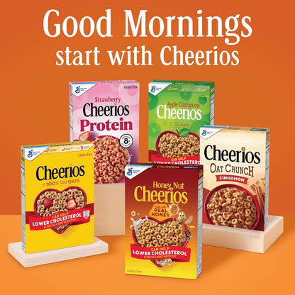 Cheerios Hearty Nut Medley Maple Cinnamon – Kid-Friendly Whole Grain Cereal for Lunchboxes and After-School Snacks, 20 oz