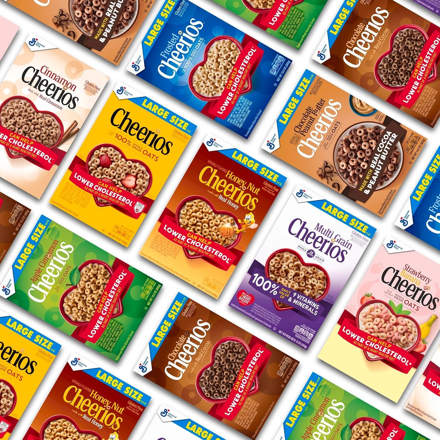 Cheerios Pumpkin Spice Gluten Free Cereal for Road Trip Cooler Bag, Portable Whole Grain Family Snack
