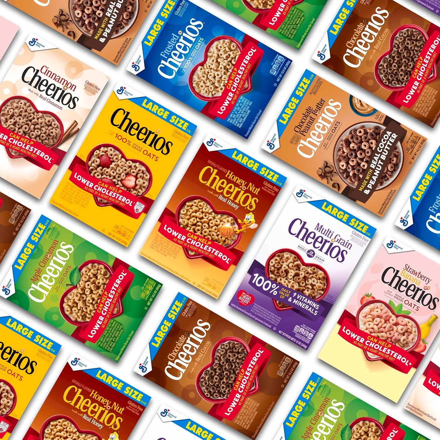 Cheerios Pumpkin Spice Gluten Free Cereal for Road Trip Cooler Bag, Portable Whole Grain Family Snack
