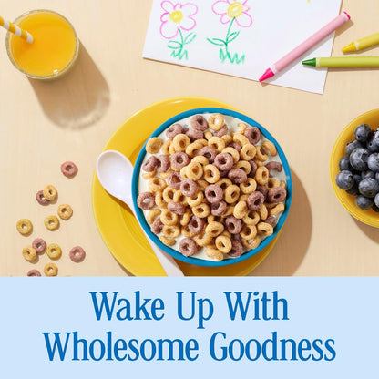 Cheerios Veggie Blends Blueberry Banana Cereal – Clean Label Gluten Free Cereal for the Home Office Snack Drawer and Gym Bag