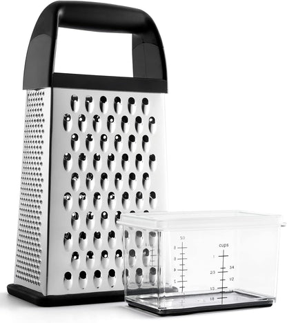 Cheese Grater With Container Box – Birthday Gift for Mom and Her, Colorful Kitchen Gadget for Home Cooks