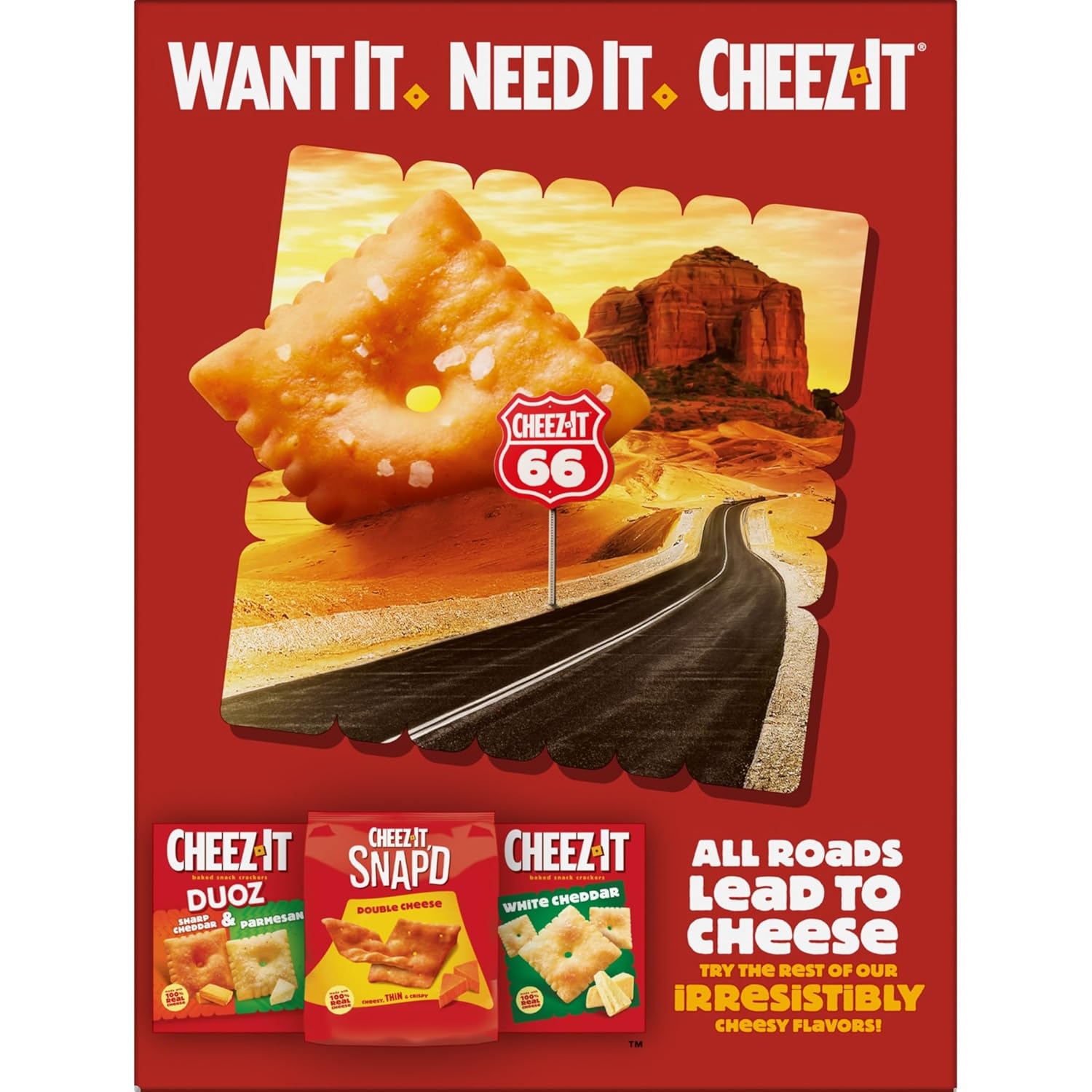 Cheez-It Grooves Sharp White Cheddar Crackers – Portable Crunchy Snack for Road Trips, Hiking Trails, and Camping Coolers, 3.25oz Multipack