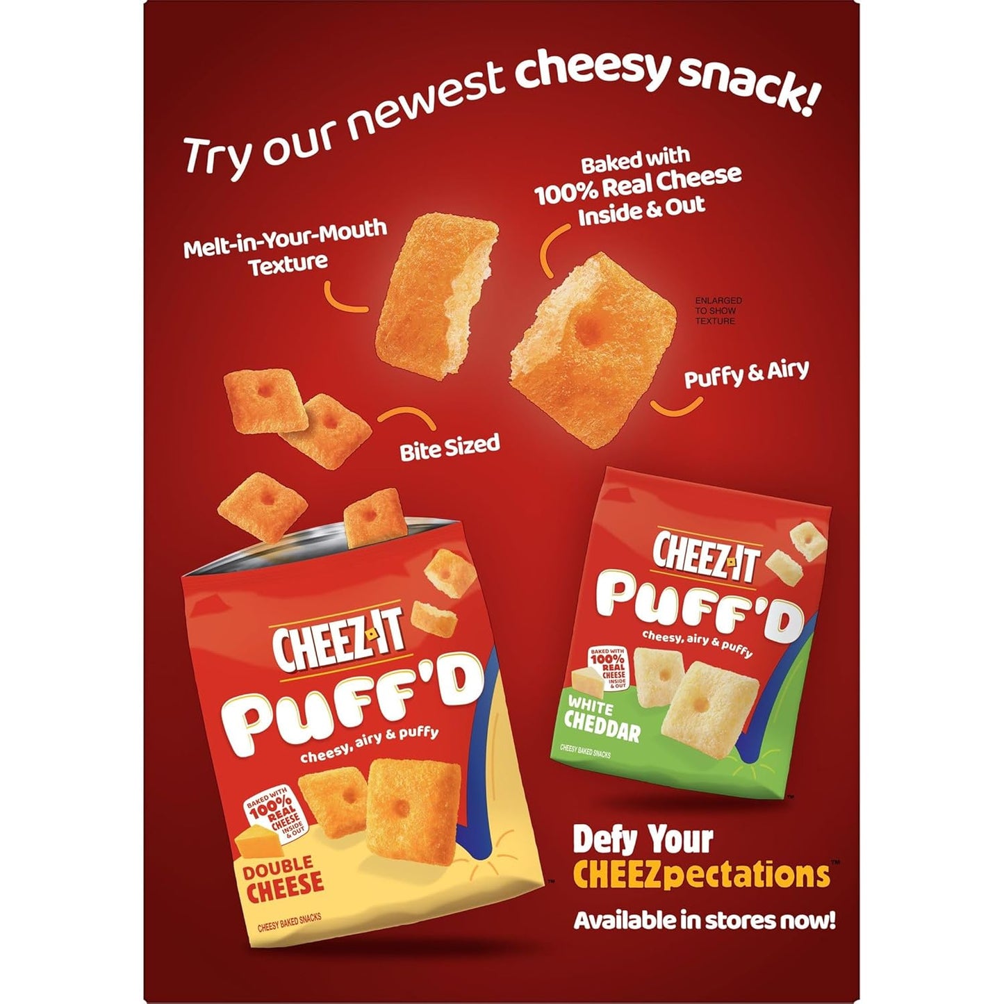 Cheez-It Snack Mix, Portable Picnic and Road Trip Snack Variety, Original, 17.8oz Box