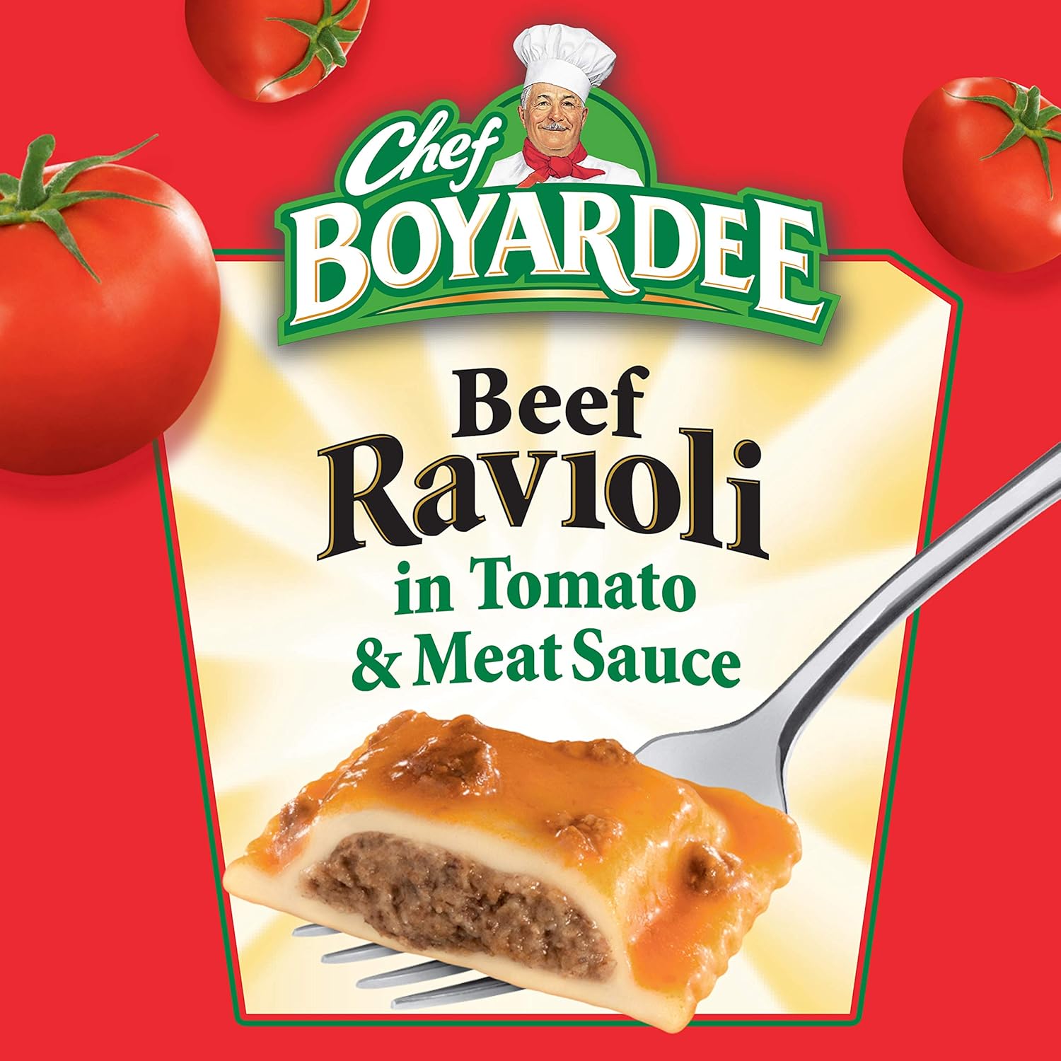 Chef Boyardee Beef Ravioli 4-Pack – Quick Microwave After-School Snack for Hungry Kids and Busy Parents