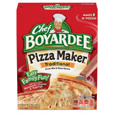 Chef Boyardee Cheese Pizza Maker 31.85 oz – Pantry-Friendly Pizza Kit Made Without Artificial Flavors or Colors