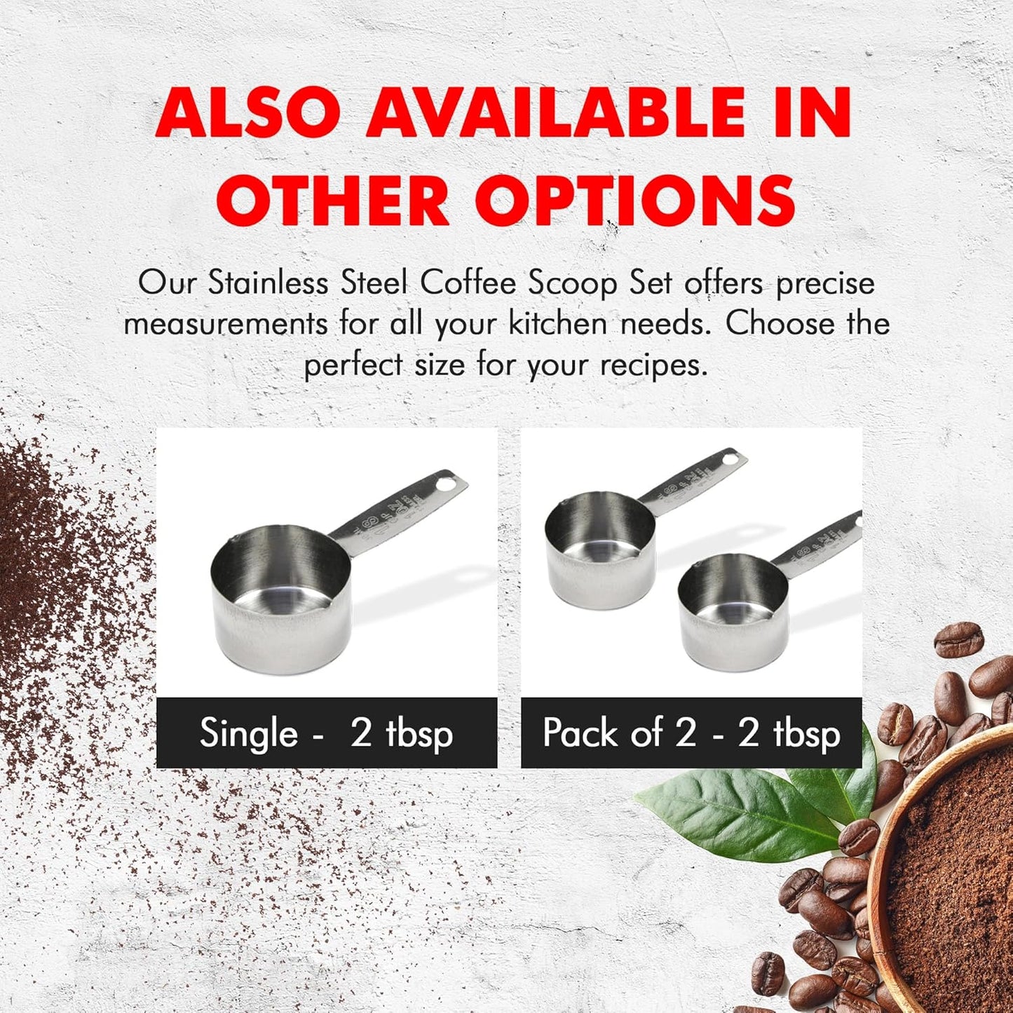 Chef Craft Coffee Measurer – Practical Birthday Gift for Mom, Everyday Brewing Accessory