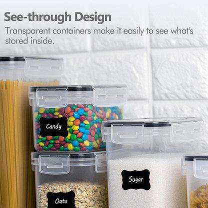 CHEFSTORY BPA-Free Food Storage Set — Mindful Pantry Organization for Whole-Food, Wellness-Focused Homes