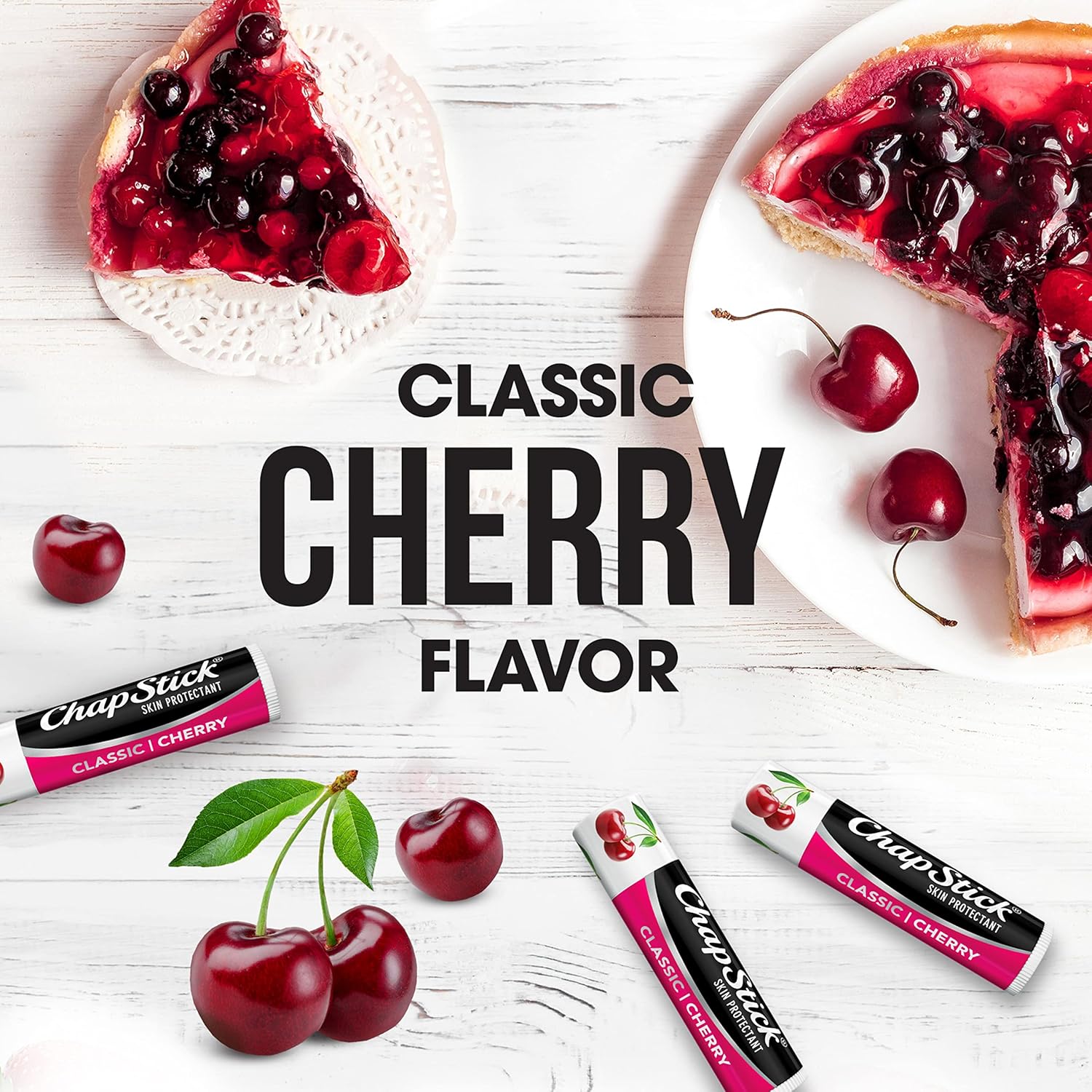 cherry flavor with softening and smoothing benefits