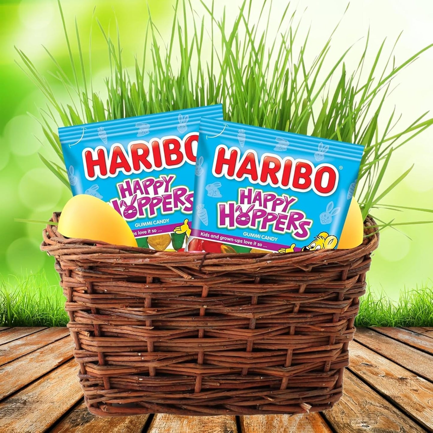 chewy gummy consistency as opposed to hard or chocolate candy