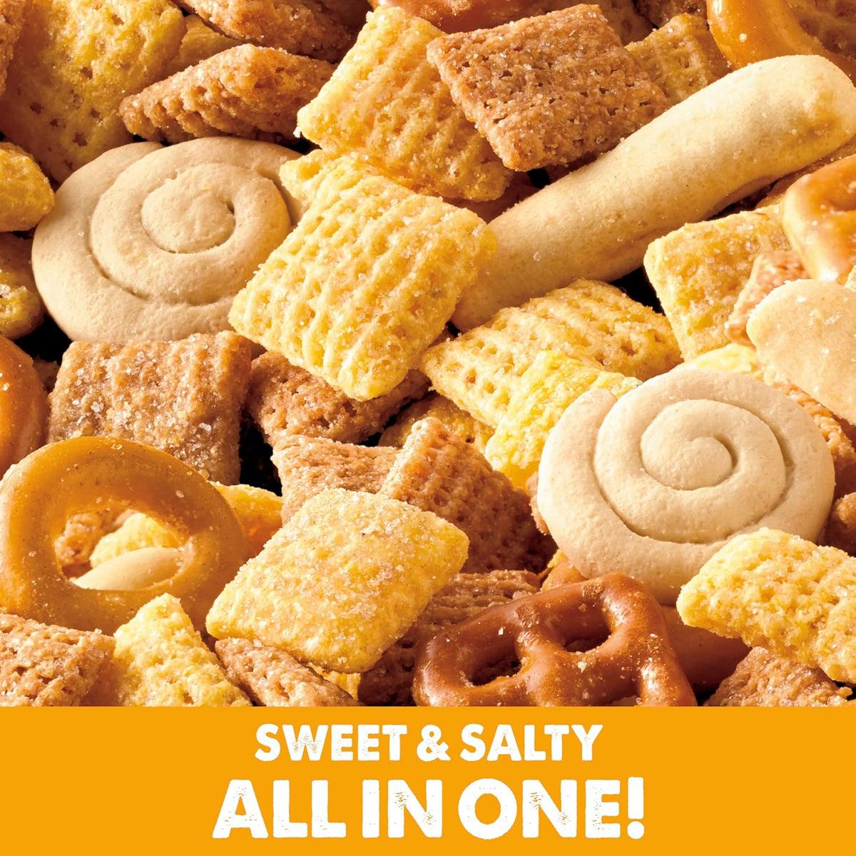 Chex Mix Honey Nut Snack Mix 13.5 oz Pantry Snack for Kids Movie Night and After School