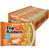 Nissin Top Ramen Bowl – Lightweight Camping Hot Meal with Just Water and a Microwave, Beef 6-Pack