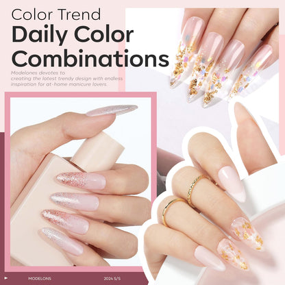 chip-resistant, glossy, long-wearing finish lasting 30+ days