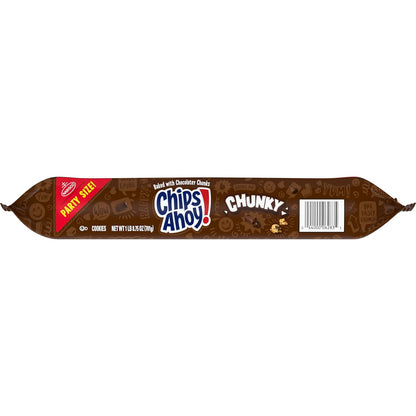 CHIPS AHOY! Chunky Fudgy Cookies Party Size – Hostess Gift for Holiday Gatherings, 24.75 oz Resealable Pouch