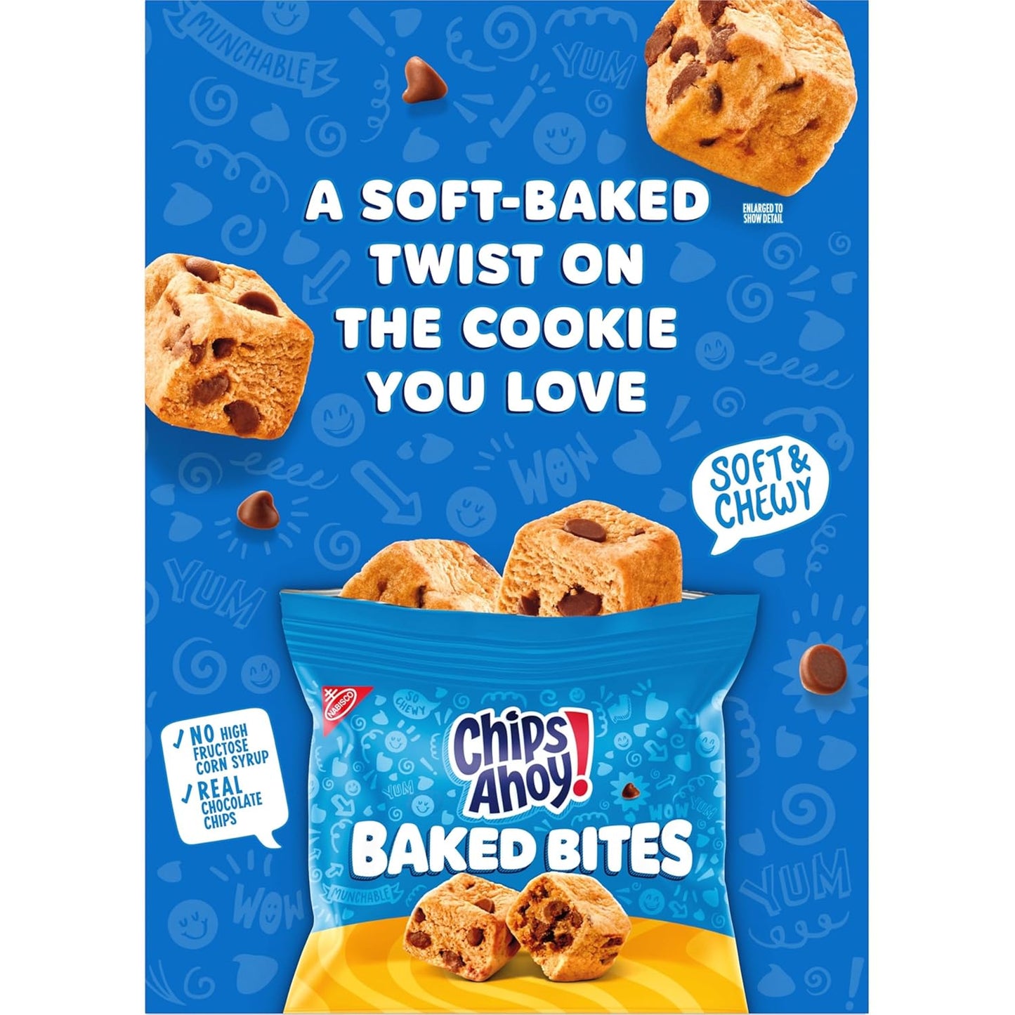 CHIPS AHOY! Soft Blondie Bites Individually Wrapped Treats for Holiday Gift Baskets