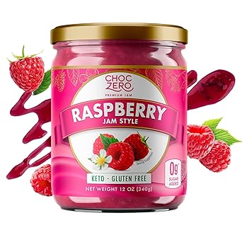 ChocZero Monk Fruit Blueberry Jam – Calorie-Conscious Pantry Staple for Wellness Meal Prep