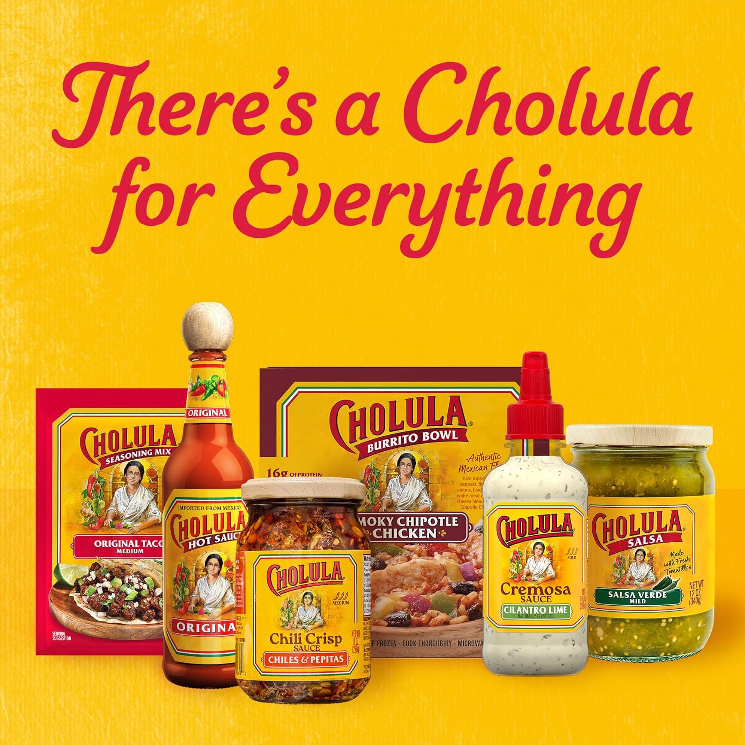 Cholula Chili Crisp Chiles & Pepitas – Gourmet Hostess Gift for Women Who Love Mexican Food, 8 oz Pantry Jar