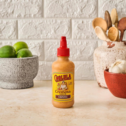 Cholula Chipotle Cremosa Sauce – Low-Carb Flavor Upgrade for Health-Conscious Home Cooks, 8 fl oz Squeezable Bottle