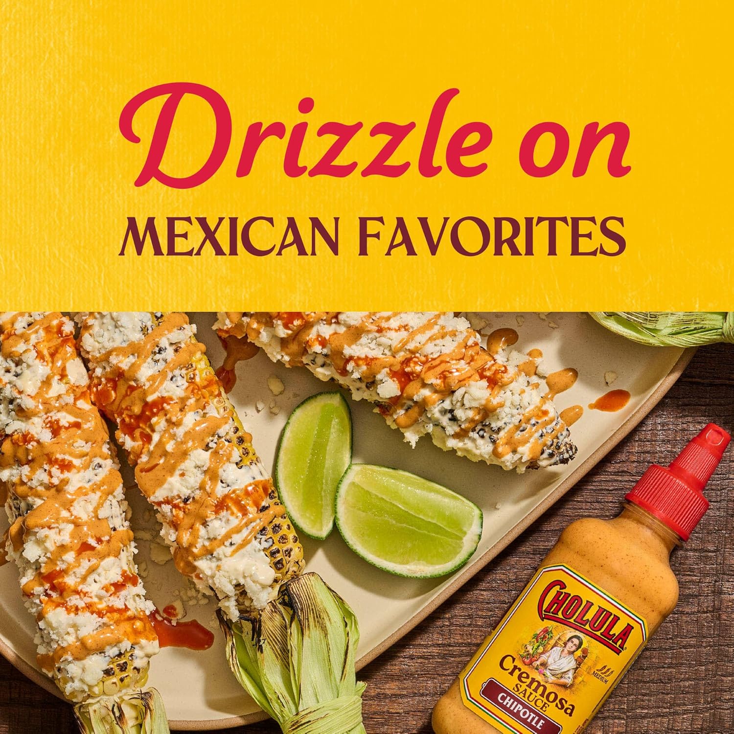 Cholula Chipotle Cremosa Sauce – Low-Carb Flavor Upgrade for Health-Conscious Home Cooks, 8 fl oz Squeezable Bottle