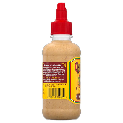 Cholula Chipotle Cremosa Sauce – Low-Carb Flavor Upgrade for Health-Conscious Home Cooks, 8 fl oz Squeezable Bottle