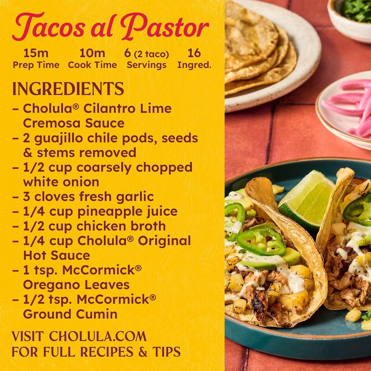 Cholula Cilantro Lime Cremosa Sauce – Quick Weeknight Drizzle for Meal Prep Bowls, Tacos & Grain Salads, 8 fl oz Squeezable