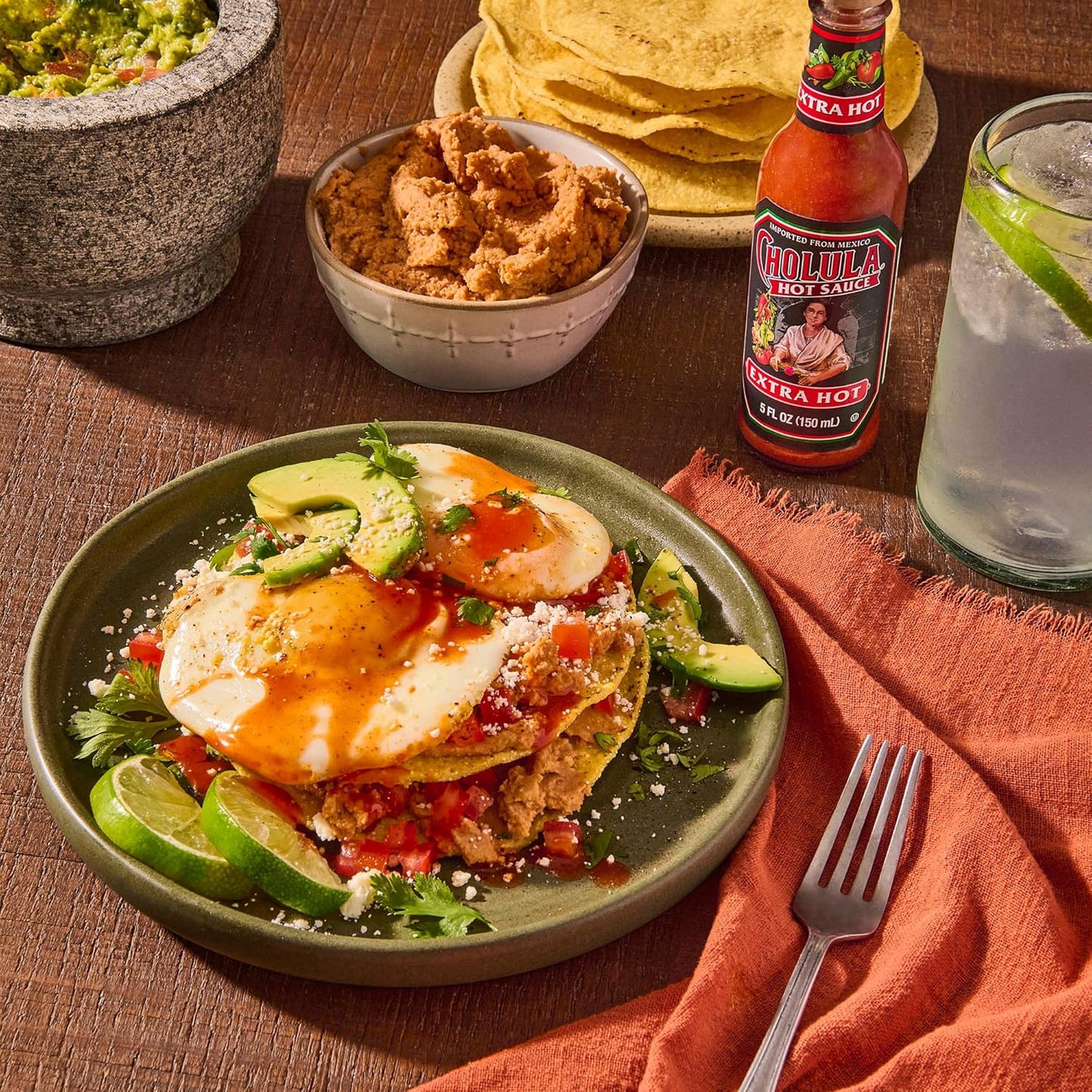 Cholula Extra Hot Sauce – Outdoor Patio Taco Topping, Arbol & Piquin Pepper Blend, 5 fl oz