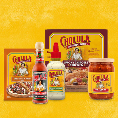 Cholula Extra Hot Sauce – Outdoor Patio Taco Topping, Arbol & Piquin Pepper Blend, 5 fl oz
