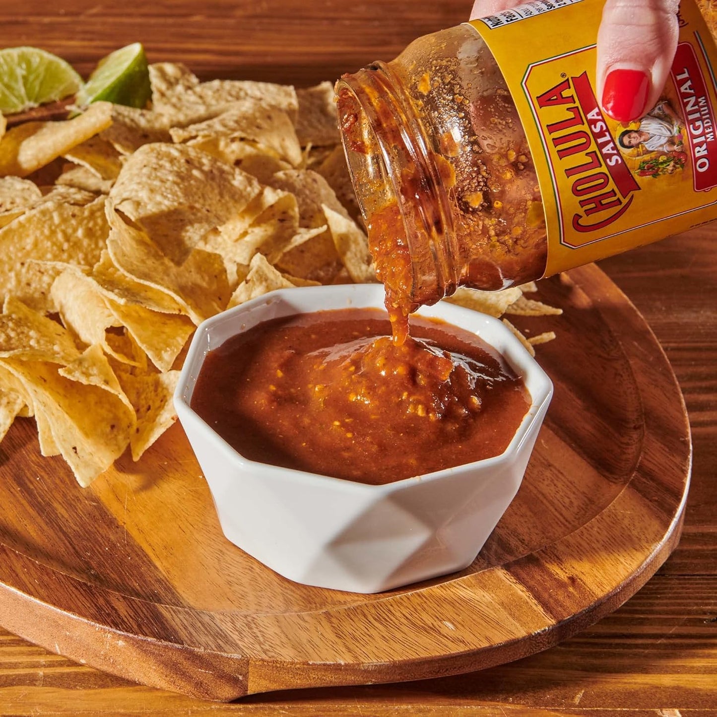 Cholula Original Salsa Medium 12 oz – Family-Friendly Mild Heat Dip for Kid Snacks and Lunch Prep