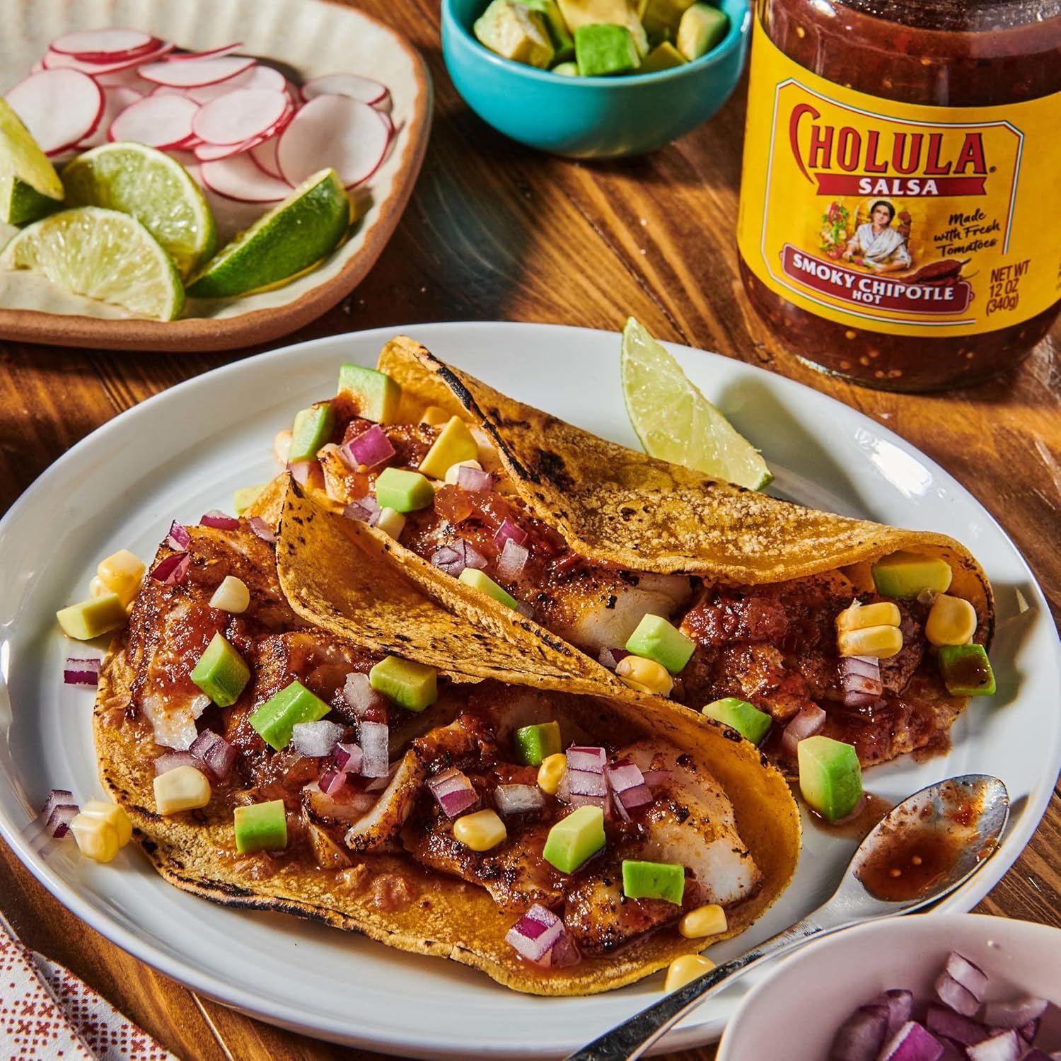 Cholula Smoky Chipotle Salsa (Hot), 12 oz – Housewarming Gift Basket Add-On for New Homeowners