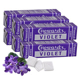 Choward's Violet Mints 6-Pack – Vintage Candy Gift for Mom on Her Birthday, Nostalgic Floral Hard Candy Stocking Stuffer
