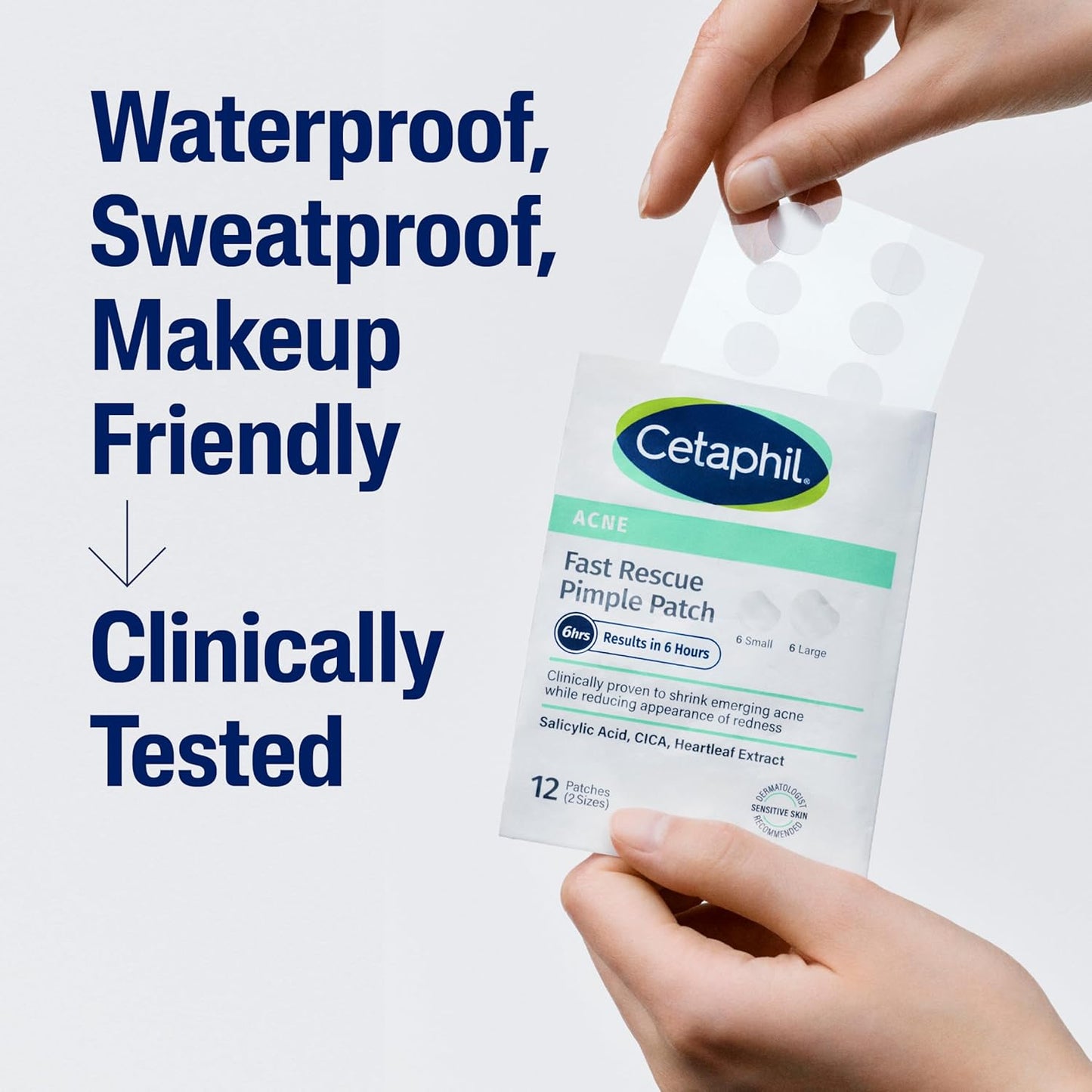 cica (centella asiatica) to visibly reduce redness and calm inflammation