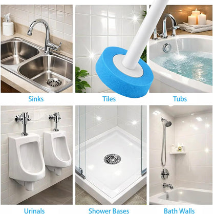 CiLoN Wall-Mounted Toilet Brush for Small Powder Room, Minimalist Bathroom Storage Solution