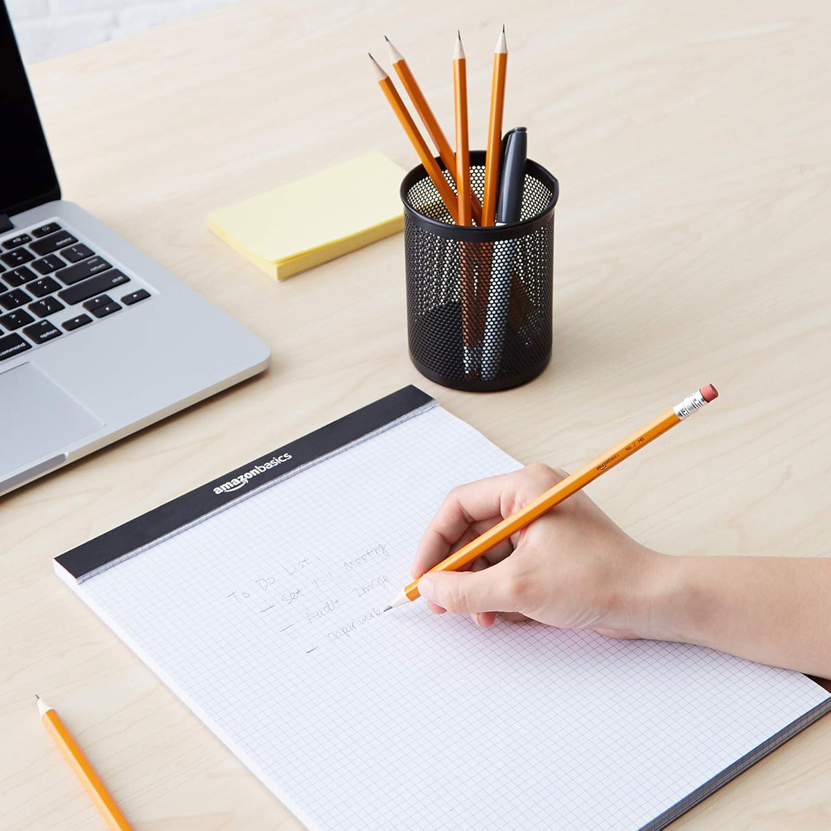 classic orange finish for easy visibility in pencil cups