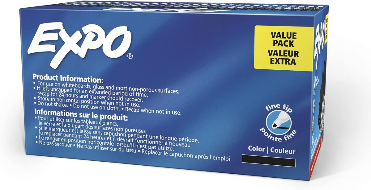 clean-erase formulation that wipes off with a dry cloth or whiteboard eraser