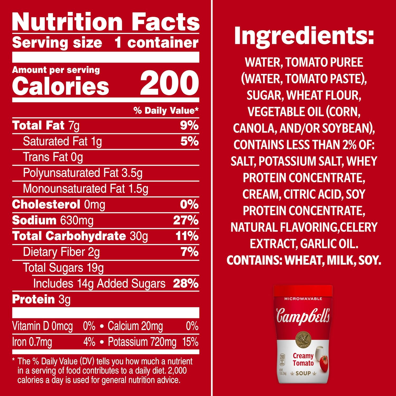 clean ingredient profile: no high fructose corn syrup, no artificial colors, no added msg