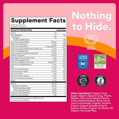 clean label project purity award with testing for over 200 contaminants and chemicals