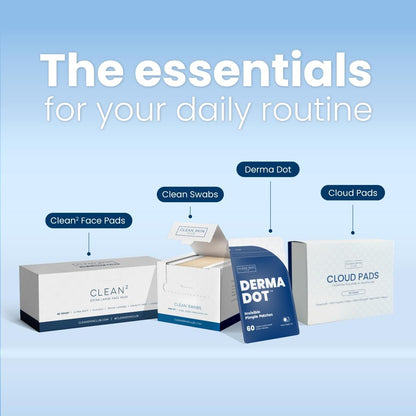 Clean Skin Club Clean² Pads 2.0 – Single Extra-Large Pad for the Whole Face, Less Clutter on the Vanity